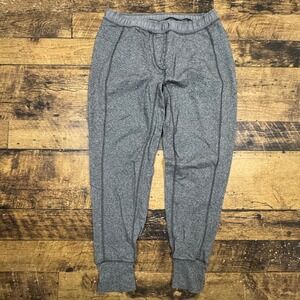 Lululemon Grey Heathered Jogger Pants Women's Size 12 Athletic Workout Casual